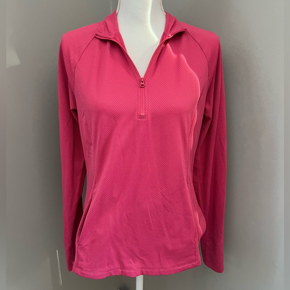 Tommy Bahama Golf Hot Long Sleeve 1/2 Zip Neck Knit UPF50 Shirt